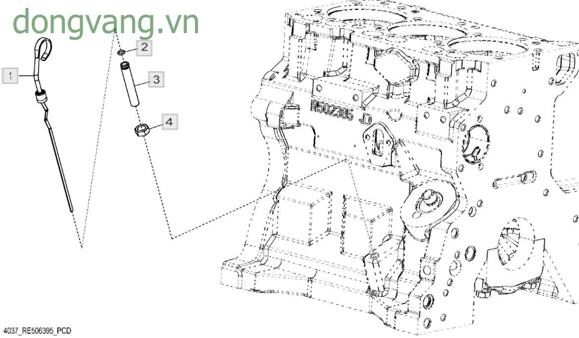4037 Engine Oil Dipstick - ST458789